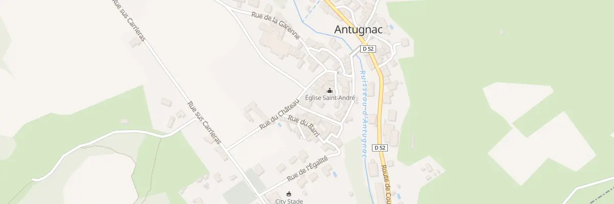 Plan du 56 Le Village à Antugnac