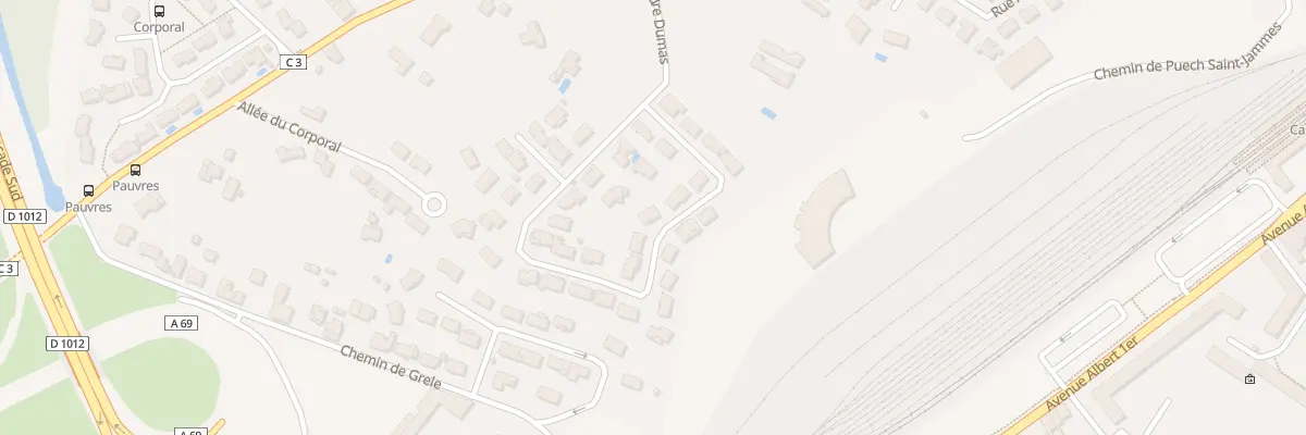 Plan du 47 Rue Alexandre Dumas à Castres