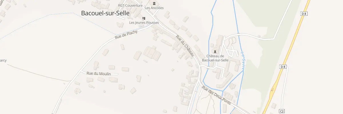 Plan du 9 Rue du Château à Bacouel-sur-Selle
