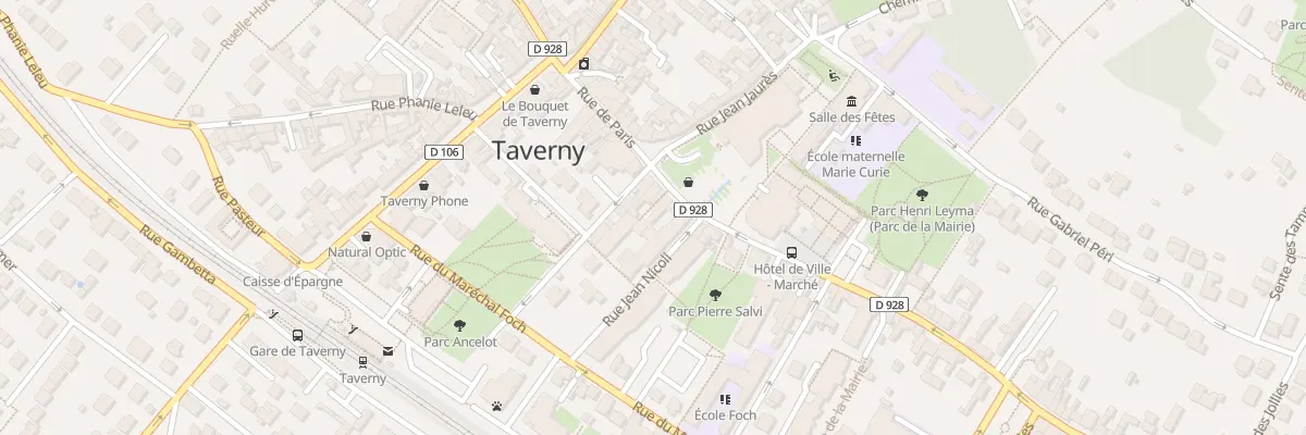 Plan du 205 Rue de Paris à Taverny