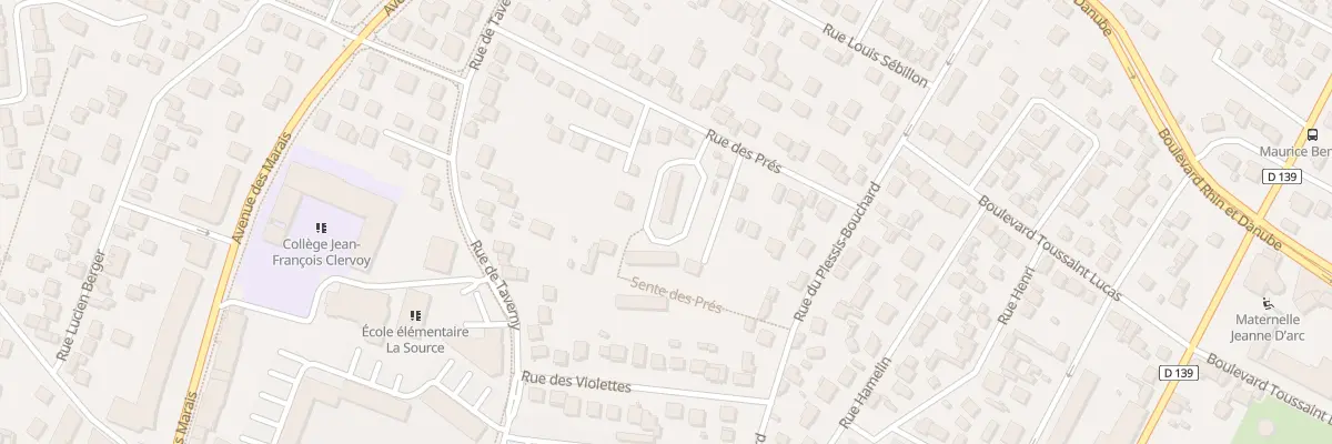 Plan du 7 Res des Prés à Franconville