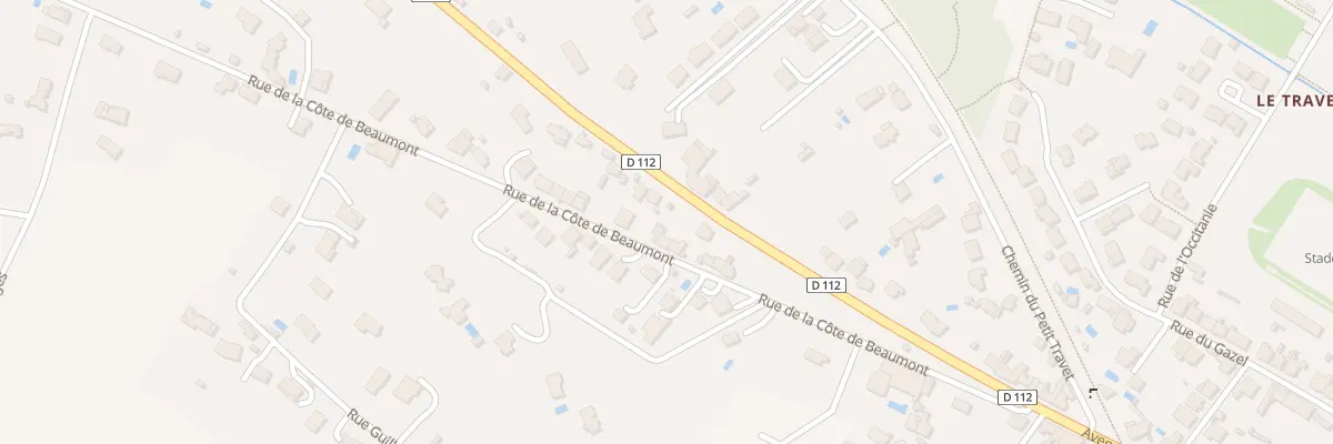 Plan du 20 Rue de la Côte de Beaumont à Castres