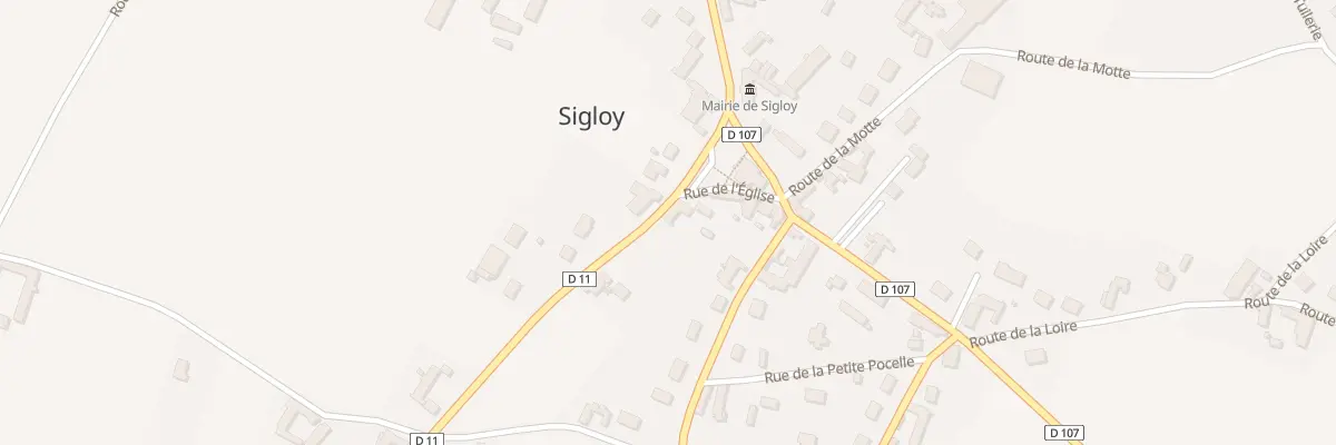 Plan du 7 Rte de Tigy à Sigloy