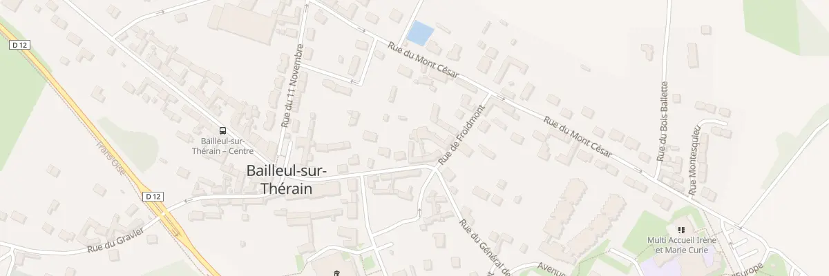 Plan du 10 Rue du Général de Gaulle à Bailleul-sur-Thérain