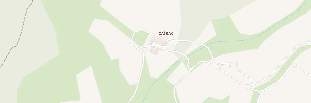 Plan du 109 Cairac à Antugnac