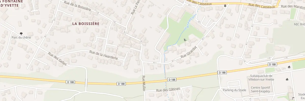 Plan du 25 Rue le Perdriel à Villebon-sur-Yvette