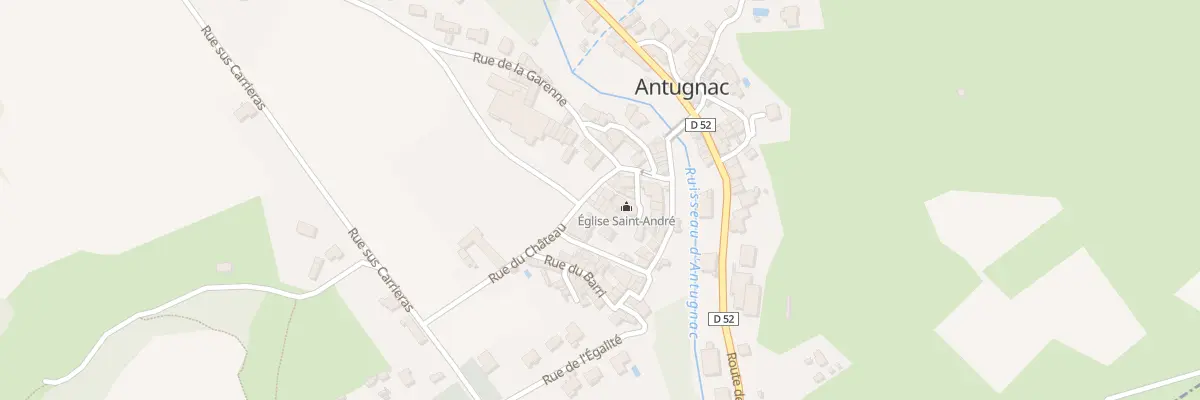 Plan du 53 Le Village à Antugnac