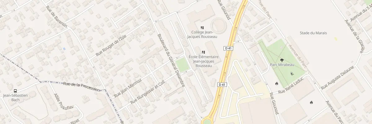 Plan du 116 Bd du General Delambre à Argenteuil