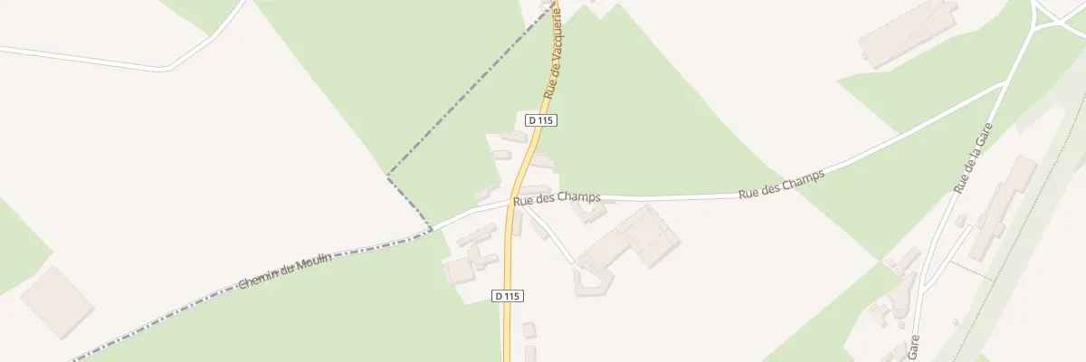 Plan du 63 Rue de Vacquerie à Noyelles-lès-Humières