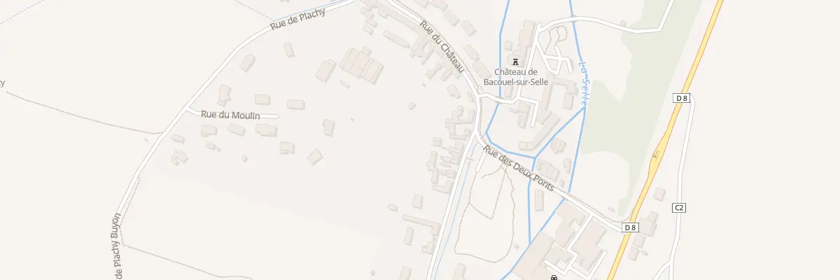 Plan du 1 Rue de l’Eglise à Bacouel-sur-Selle