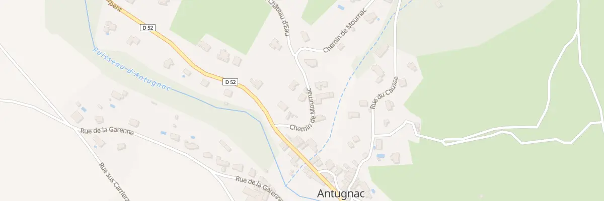 Plan du 1 Le Village à Antugnac