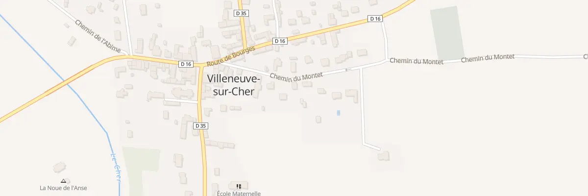 Plan du 14 Che du Montet à Villeneuve-sur-Cher