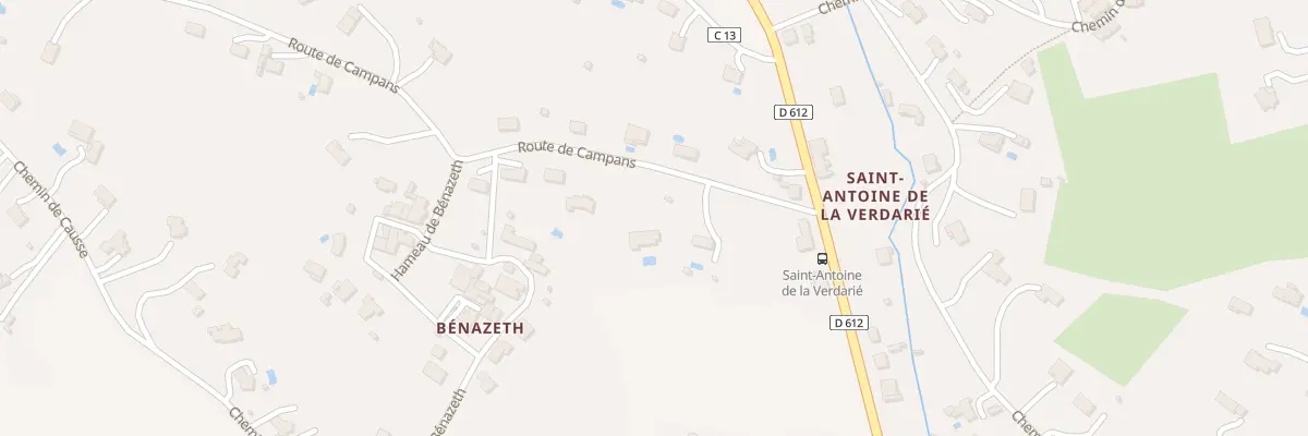 Plan du 7 Rte de Campans à Castres