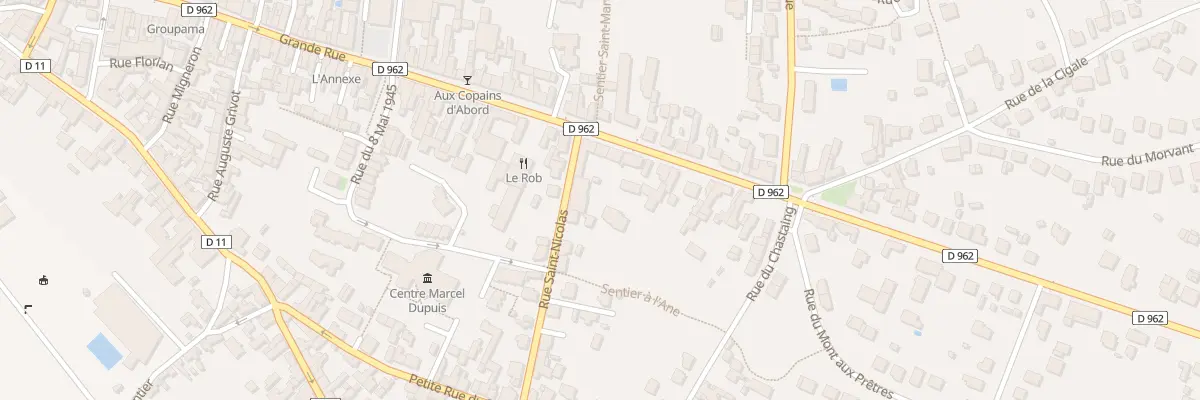 Plan du 120 Grande Rue à Châteauneuf-sur-Loire