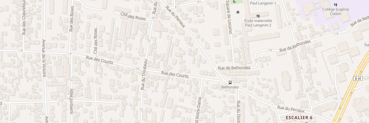 Plan du 18 Rue des Courlis à Argenteuil