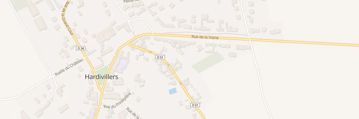 Plan du 7 Rue des Jardins à Hardivillers
