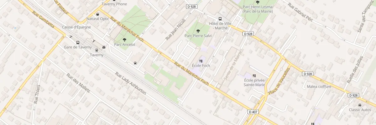 Plan du 148 Rue du Maréchal Foch à Taverny