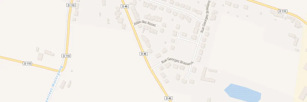 Plan du 2630 Rte de Pont l’Abbesse à Cappelle-Brouck
