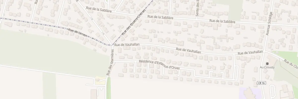 Plan du 45 Rue de Vauhallan à Palaiseau
