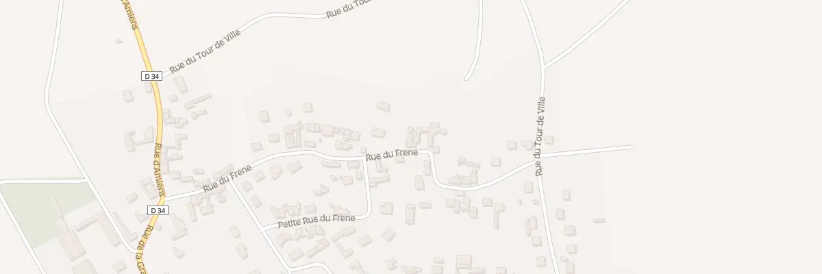 Plan du 33 Rue du Frêne à Hardivillers