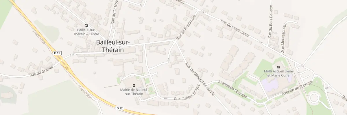 Plan du 11 Rue du Général de Gaulle à Bailleul-sur-Thérain