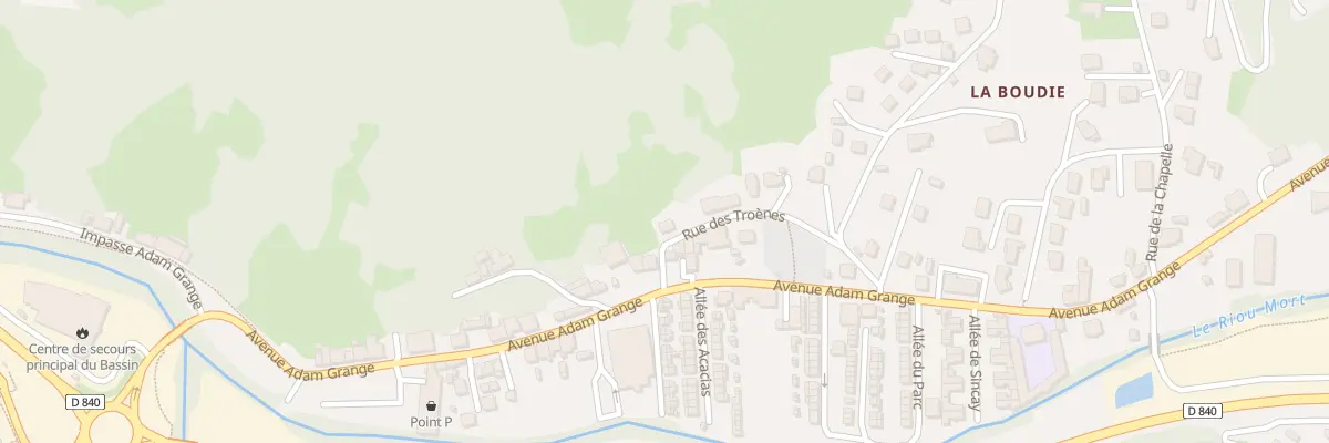 Plan du 2 Rue des Troènes à Viviez