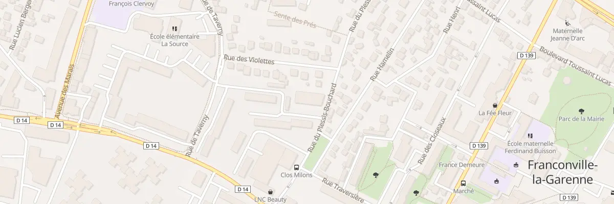 Plan du 25 Rue du Plessis Bouchard à Franconville