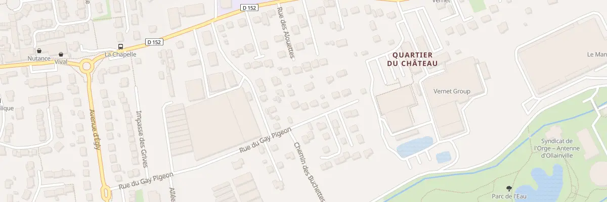 Plan du 10 Rue du Gay Pigeon à Ollainville