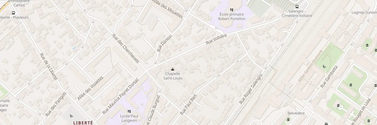 Plan du 69 Rue Voltaire à Suresnes