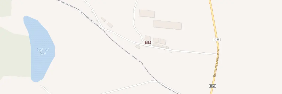 Plan du 1 Bes à Lacombe