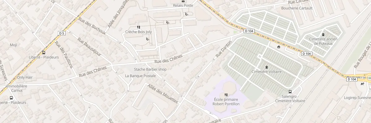 Plan du 78 Rue des Chênes à Suresnes