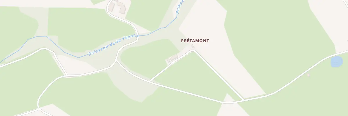 Plan du 5 Prétamon à Boussac-Bourg
