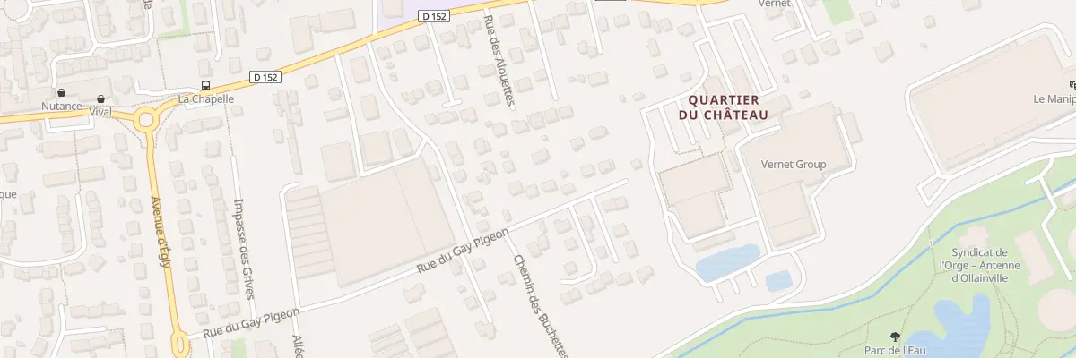 Plan du 8 Rue du Gay Pigeon à Ollainville