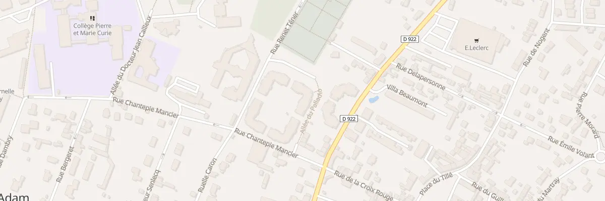 Plan du 4 Rue Renet Tener à L’Isle-Adam