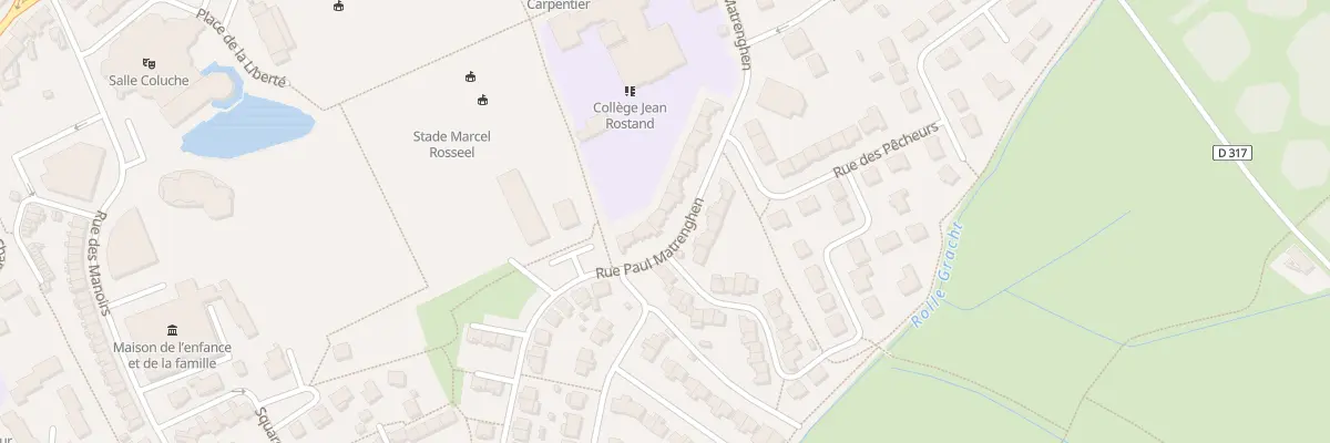Plan du 395 Rue Paul Matrenghen à Loon-Plage