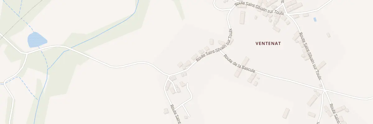 Plan du 42 Rte St Silvain S Toulx Ventena à Trois-Fonds