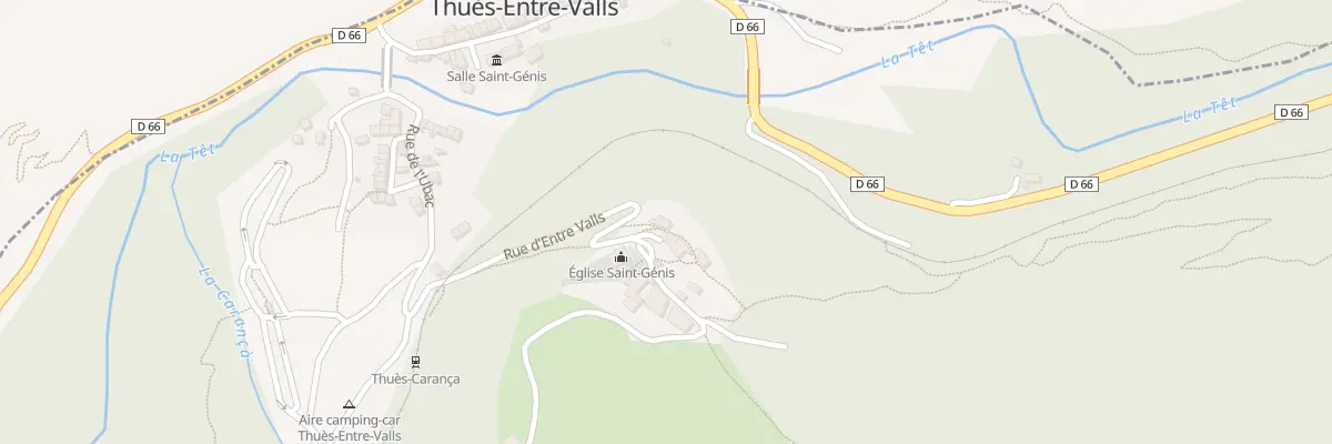 Plan du 44 Village de l’Eglise à Thuès-Entre-Valls
