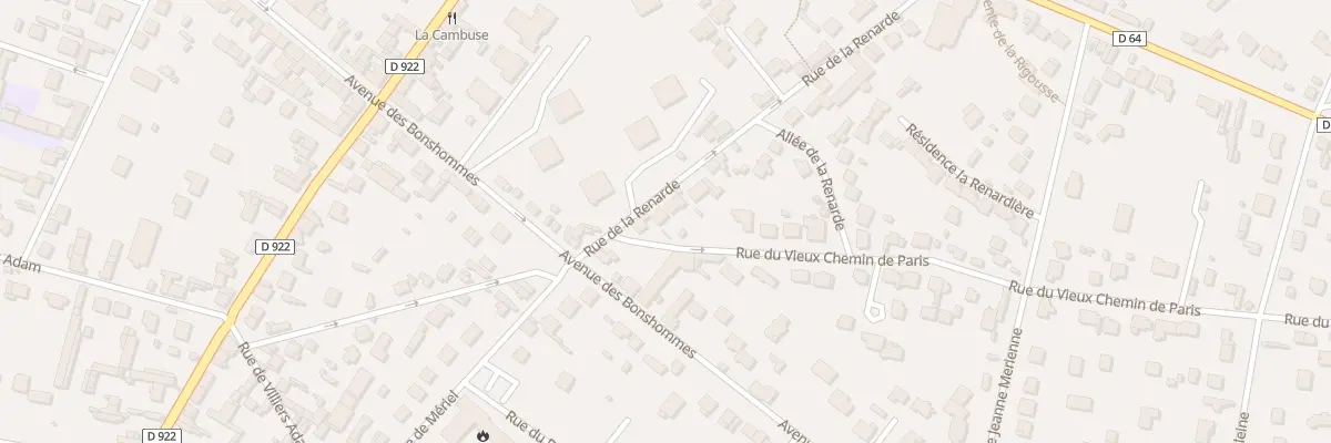Plan du 19B Rue de la Renarde à L’Isle-Adam