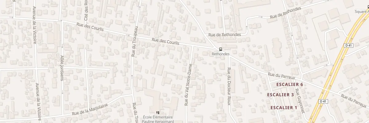 Plan du 61 Rue du Val Notre Dame à Argenteuil