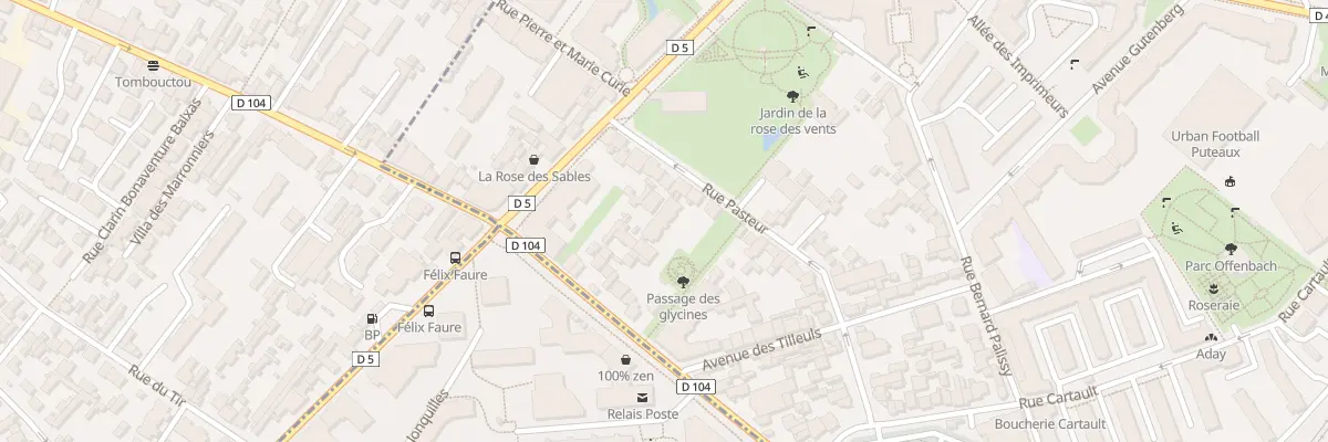 Plan du 57 Rue Pasteur à Puteaux