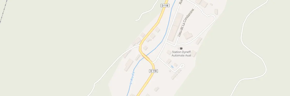 Plan du 84 Rte de Font-Romeu à Axat