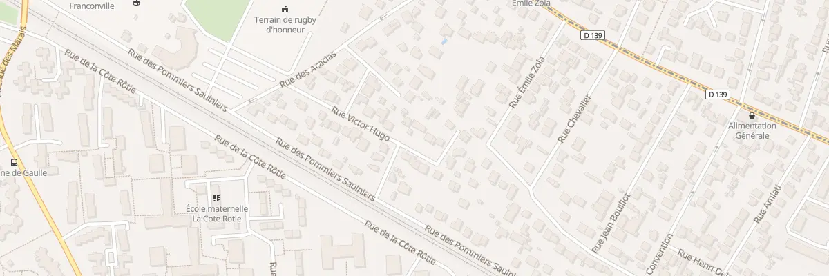 Plan du 6 Rue Victor Hugo à Franconville