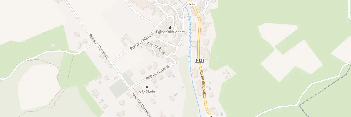 Plan du 70 Le Village à Antugnac