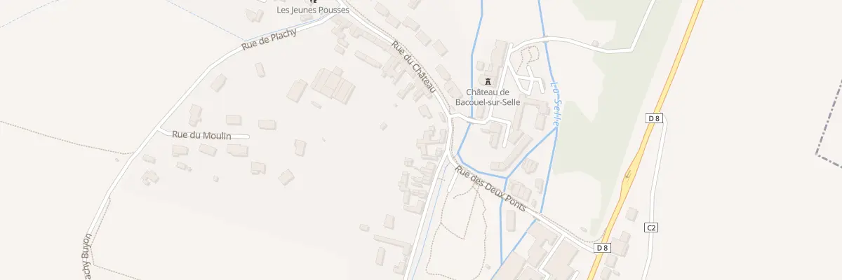 Plan du 21 Rue du Château à Bacouel-sur-Selle
