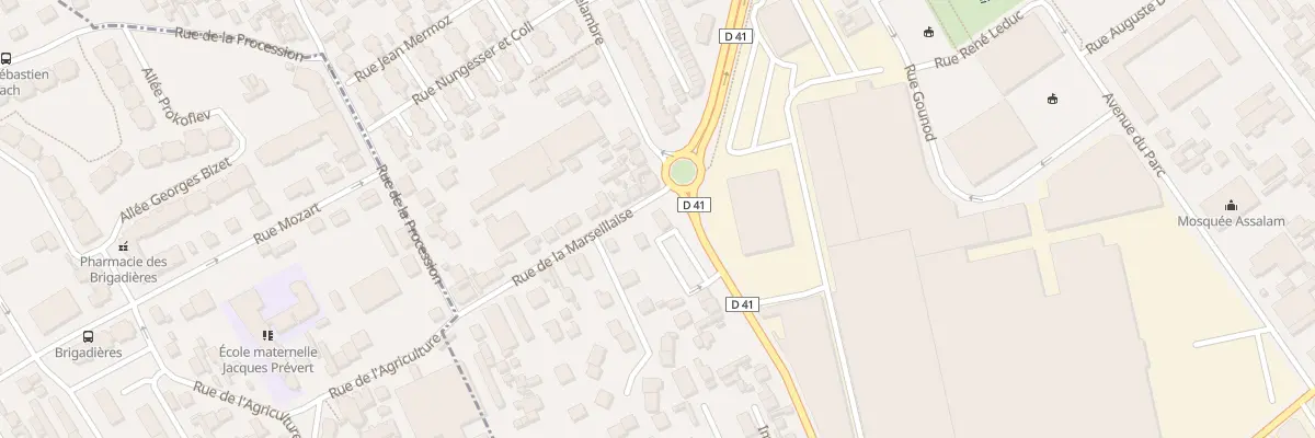Plan du 91B Bd du General Delambre à Argenteuil