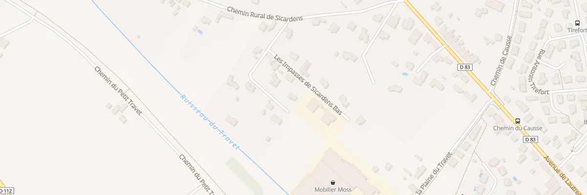 Plan du 45 Imp Les Imp de Sicardens Bas à Castres