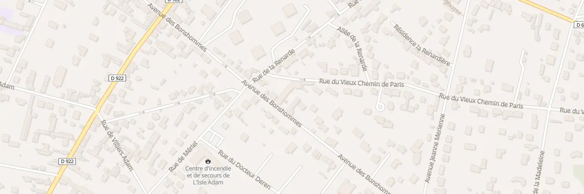 Plan du 61 Av des Bonshommes à L’Isle-Adam