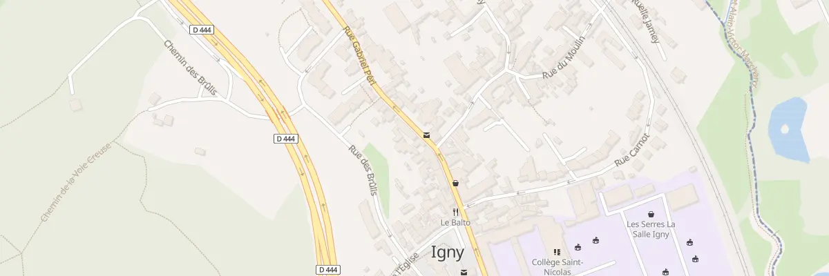 Plan du 25 Rue Gabriel Péri à Igny
