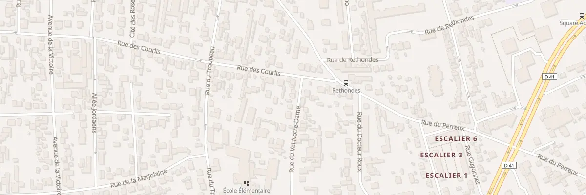 Plan du 63 Rue du Val Notre Dame à Argenteuil