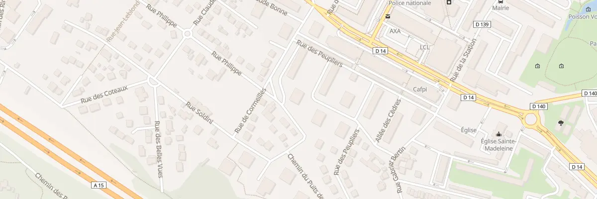 Plan du 3 Rue des Peupliers à Franconville